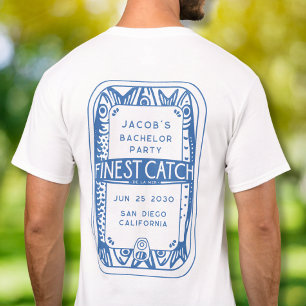 Simple Bachelor Party Fishing Guys Weekend Trip T-Shirt