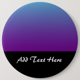 Simple Background Gradient Turquoise Blue Purple 6 Cm Round Badge