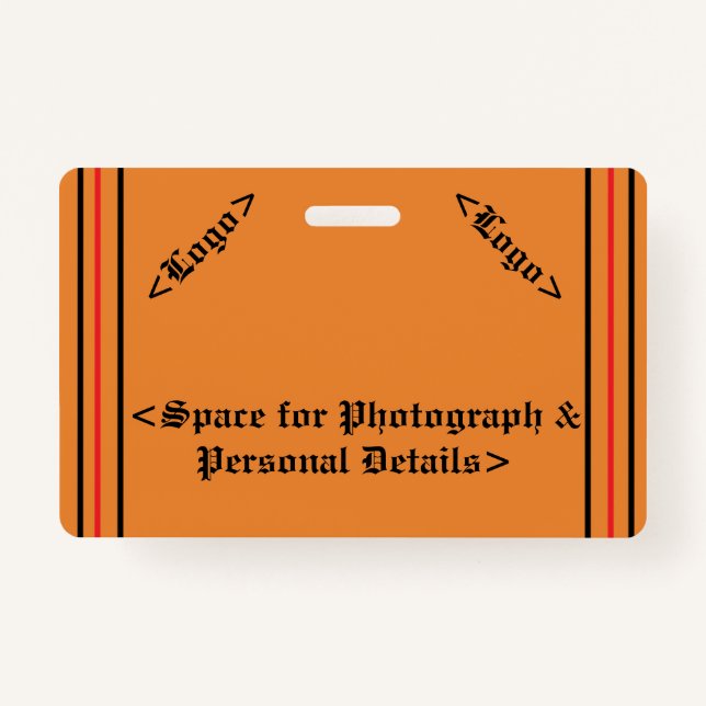 Simple Badge ID Badge (Front)