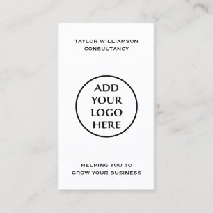 Simple Basic Corporate Business Logo Social Media Card