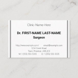 Simple, Basic & Minimal Business Card