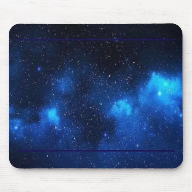 Simple, Basic, Simple, Universe Mouse Cover Pad (Front)
