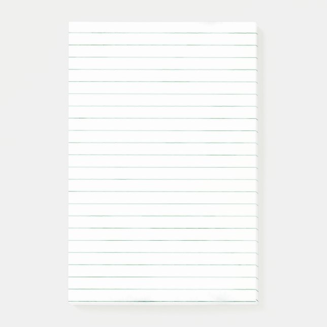 Simple basic white lined paper post-it notes (Front)