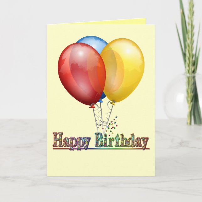 Simple Beauty - Birthday Card (Front)