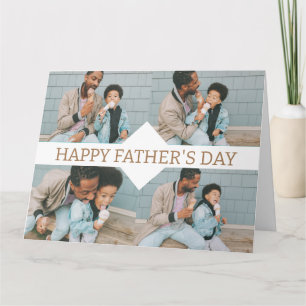 Simple Best Dad Ever Simple Photo Fathers Day  Card