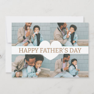 Simple Best Dad Ever Simple Photo Fathers Day Holiday Card
