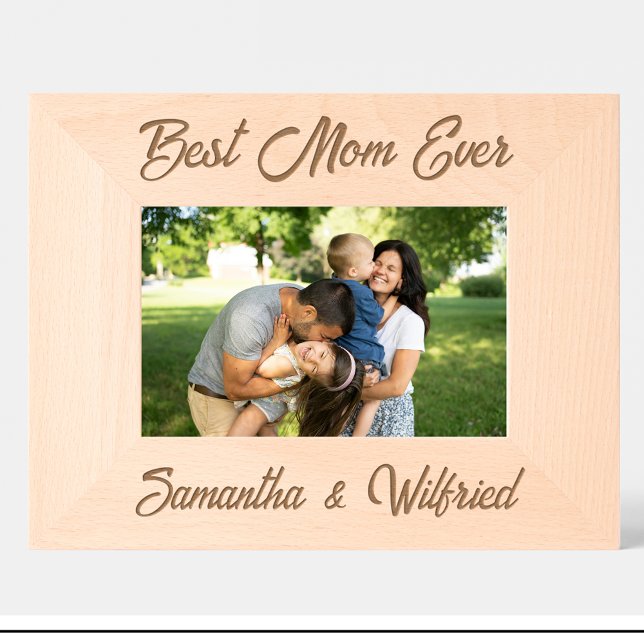 Simple Best mum ever Name Custom Wood Frames (Creator Uploaded)