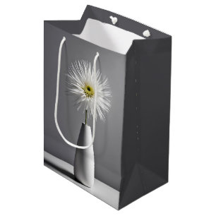 Simple Birthday Flower In Vase Medium Gift Bag