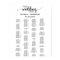 Simple Black Alphabetical Seating Chart