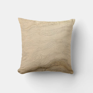 Simple Black and Beige Japandi Cushion