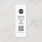 Simple Black And White Bookmark Card