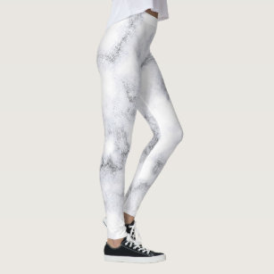 Women's Black Marble Leggings \u0026 Tights 