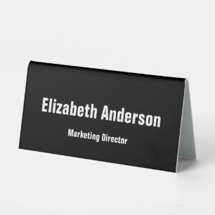 Simple Black and White Title Name Template