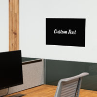 Simple Black and White Your Message Text Template