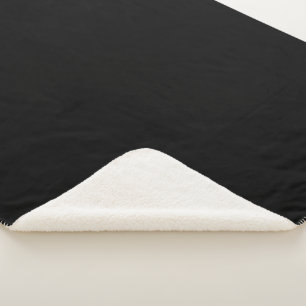 Simple Black Authority®  Sherpa Blanket