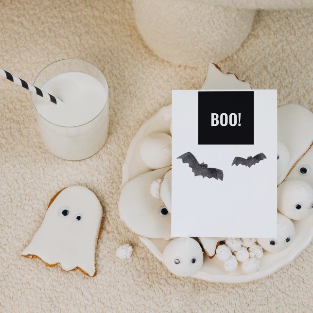 Simple Black Boo Happy Halloween (Creator Uploaded)