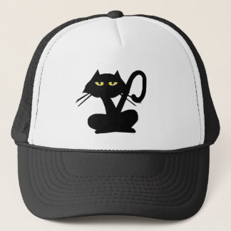Simple Black Cat Hat