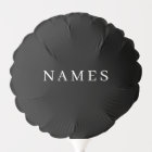 Simple Black Custom Add Your Name Elegant