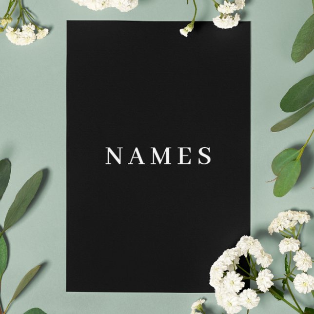 Simple Black Custom Add Your Name Elegant Custom Letterhead (Creator Uploaded)