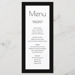 Simple Black Frame Menu