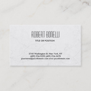 Simple Black Grey Pattern Background Business Card