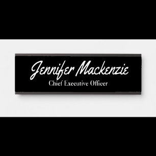 Simple Black Office Door Sign Door Sign
