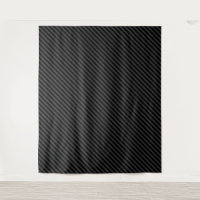 Simple Black & Smoky Black Narrow Diagonal Stripes