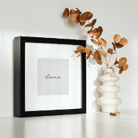 simple black white hand written love art