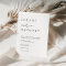 Simple Black & White Modern Minimalist Wedding