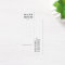Simple Black White Multiple Earring Display Card