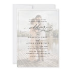 Simple Black & White Overlay Photo Wedding