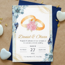 Simple Black & White Overlay Photo Wedding 