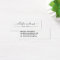 Simple Black White Script Earring Display Card