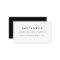 Simple Black & White Wedding Website Insert Card