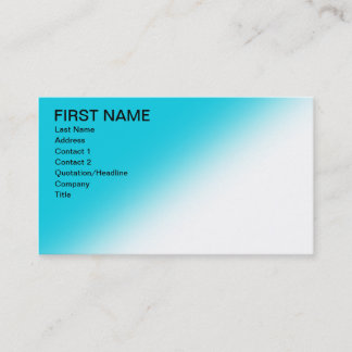 Simple Blue Fade Business Cards