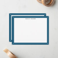 Simple Blue Frame Custom Personal Professional