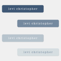 Simple Blue Kids Name Labels