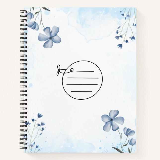Simple Blue Notebook (Front)
