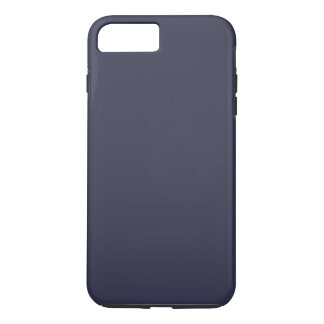Simple Blue Ombre Plain Personalised Case-Mate iPhone Case (Back)