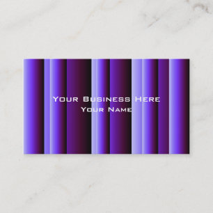 Simple blue stripes customisable business cards