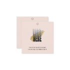 Simple Blush Logo Social Media Hanging Price Tag