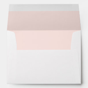 Simple Blush Pink Return Address Envelope