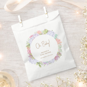 Simple Boho Cactus Desert Oh Baby Shower  Favour Bag