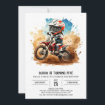 Simple Boho Motorcycle Birthday Invitation<br><div class="desc">Get ready for a Simple Boho Motorcycle Birthday bash! Our invitation features a blend of rustic bohemian charm and motorcycle excitement, with minimalist designs and earthy tones. Fully customisable and available for instant download, it's the perfect way to invite your guests to join in the laid-back fun. Let everyone know...</div>