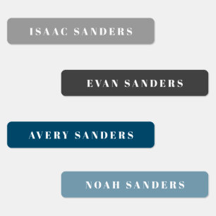 Simple Boho Rainbow Waterproof Name