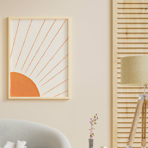 Simple Boho Sunshine Poster