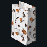 Simple Boho Winter Citrus Watercolor Christmas Small Gift Bag<br><div class="desc">Delight your friends and family this holiday season with a beautiful, hand painted small gift bag! This modern bag features botanicals of citrus, pine boughs, star anise, and cinnamon in a watercolor pattern that is sure to please. The sleek design and boho colours are perfect for any decor, and the...</div>