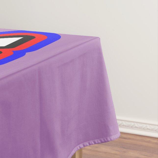 Simple Bold Best Cat Mum Ever Typography Tablecloth (In Situ)