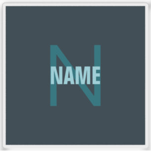 Simple Bold Customisable Monogrammed Name 