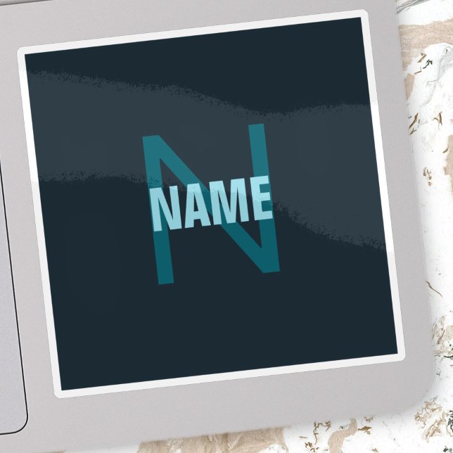 Simple Bold Customisable Monogrammed Name  (Creator Uploaded)